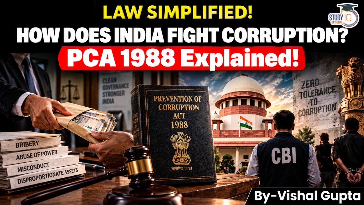 How India Fights Corruption? | Prevention of Corruption Act 1988 Explained | Law By Vishal Gupta
