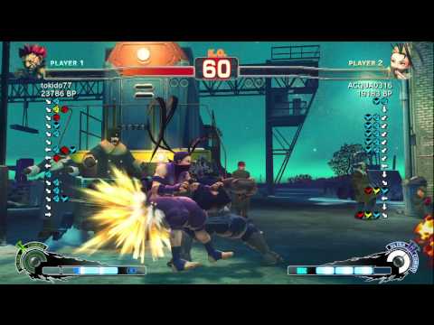 Tokido [Akuma] vs Aqua [Ibuki] SSF4 Japanese Online Ranked Matches - TRUE HIGH-DEF
