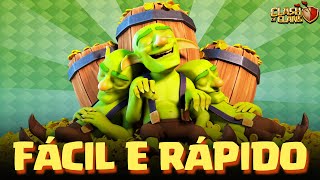 3 ESTRATÉGIAS PRA FARMAR MUITO RECURSO RAPÍDO NO CLASH OF CLANS!