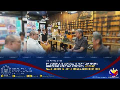 New York PCG Marks Immigrant Heritage Week with Historic Walk-About in Little Manila Neighborhood
