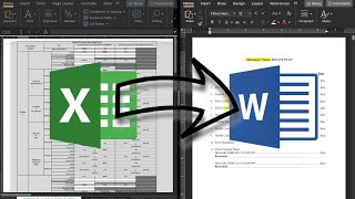 (1/2) Automating Word Documents from Excel - No VBA