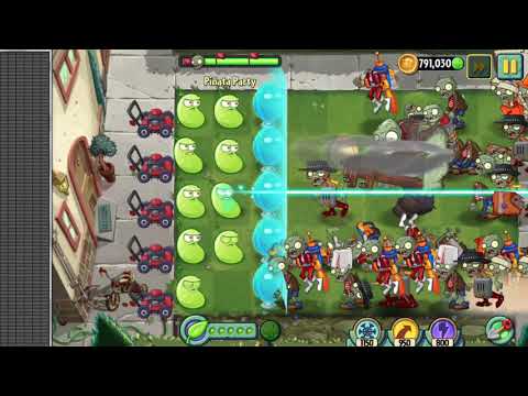 PvZ 2 - Pinata Party November 4, 2017 - Level 1 Plants