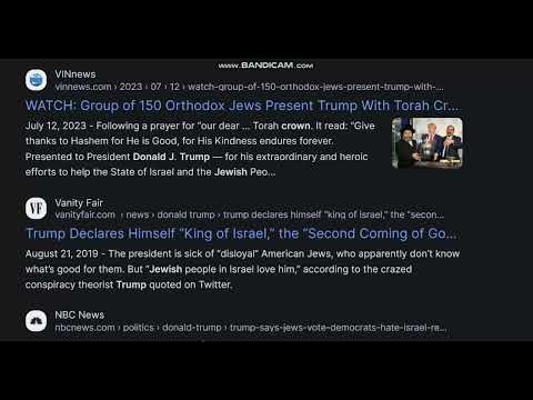 Ex-Zionist Says Trump Played All You People And Will Kill You All!! Donald J. Trump Is The Anti-Christ... This Stunning Theory Actually Makes Sense!! Rabbis Make Him King Of Israel...