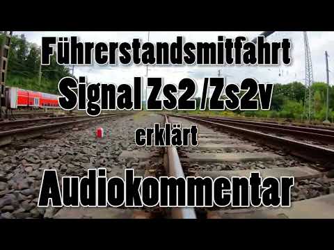 Führerstandsmitfahrt | Signal ZS2v / ZS2 erklärt  | Audiokommentar