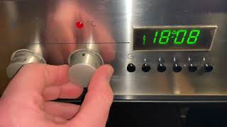 Bauknecht ESZ 5962 Bedienung - Programmierung des Einbaubackofen und Ceranfeld Bedienungsanleitung