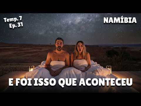 We slept one night outdoors in the Namibian desert. T7E31