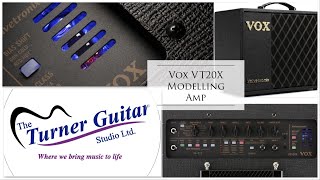 Video thumbnail for Vox VT20X Hybrid Tube Modeling Amplifier Demo by Leduc's Own Music Shop