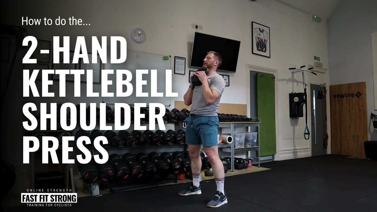 Two-Handed Kettlebell Shoulder Press - YouTube