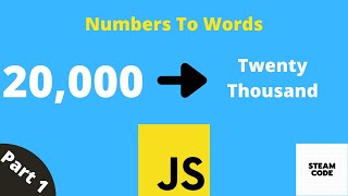Creating a Numbers to Words Converter in JavaScript: Part 1