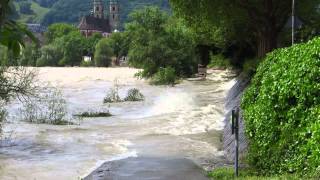 preview picture of video 'Hochwasser am Rhein 2013 in Bad Säckingen'