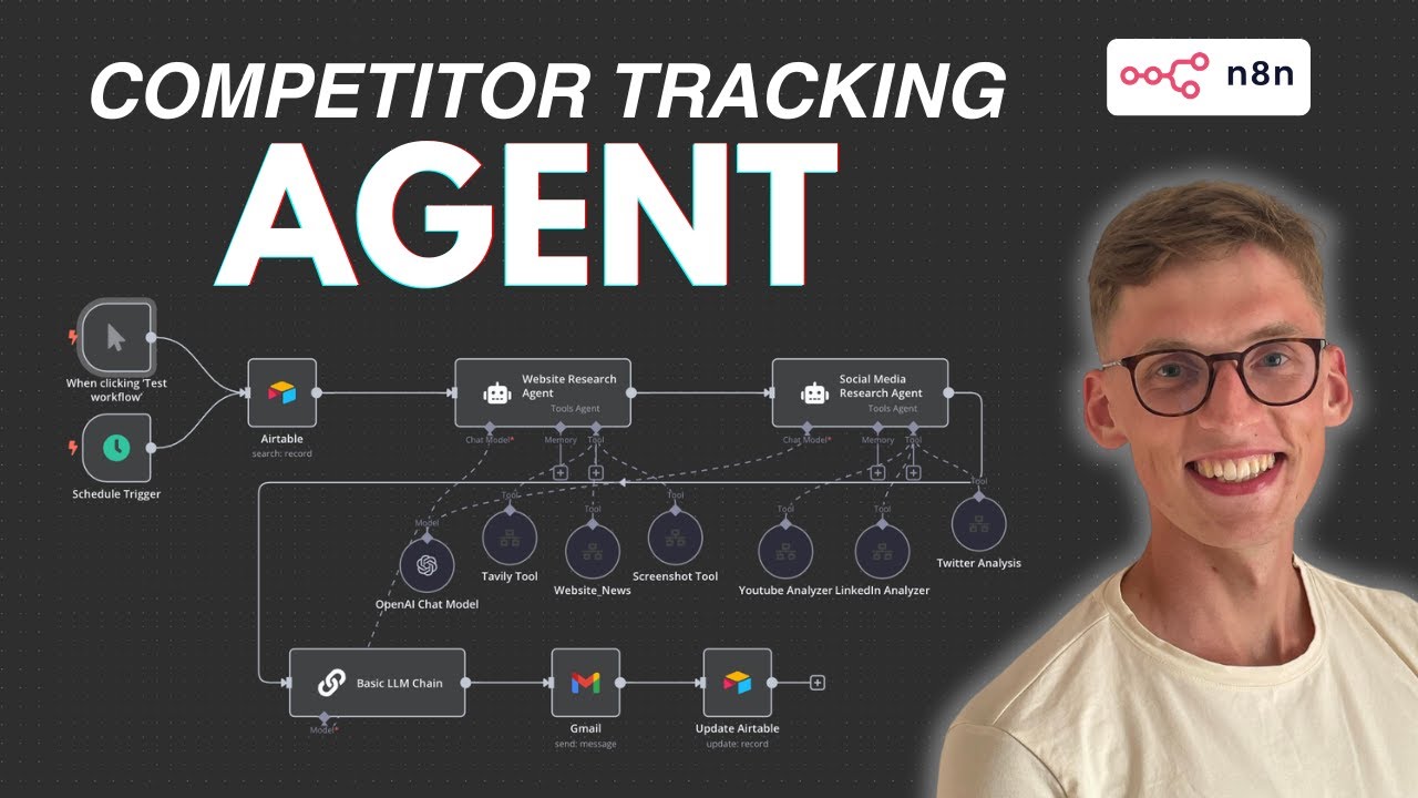 Build 24/7 Competitor Tracking Agent That Scrapes Anything (Free Template)