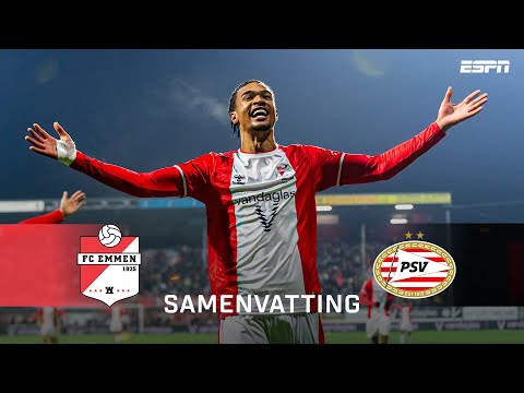 💫 SCHITTERENDE SOLO en opmerkelijke EIGEN GOAL in EMMEN 😳 | Samenvatting FC Emmen - Jong PSV