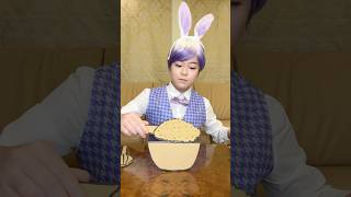 Refine yourself with cardboard meringue！#asmr