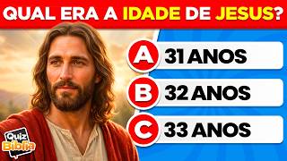 ✝️ 50 PERGUNTAS IMPOSSÍVEIS SOBRE JESUS (Apenas 1% acerta 30!) Quiz Bíblico