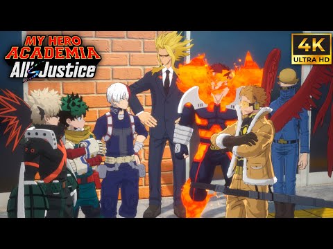 MY HERO ACADEMIA: All's Justice - Team-Up Missions Final Boss Fight (4K 60FPS)