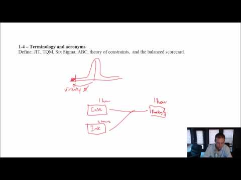 MA Module 1 Video 7 Management Accounting Terminology Problem 1 4