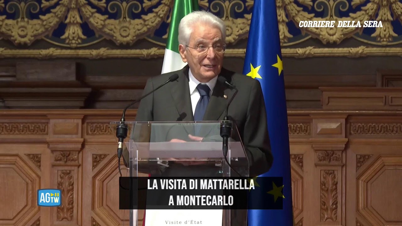 La visita di Mattarella a Montecarlo