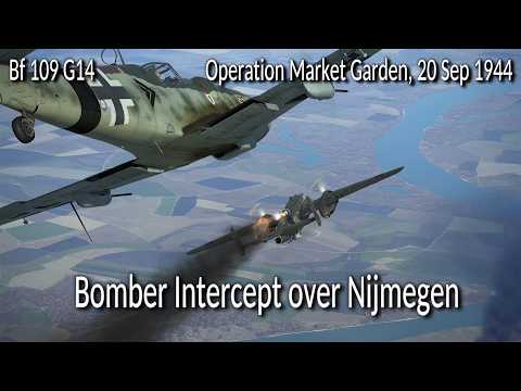Bf 109 G14: Double ace in a day over Nijmegen | Cinematic WW2 Air Combat Missions