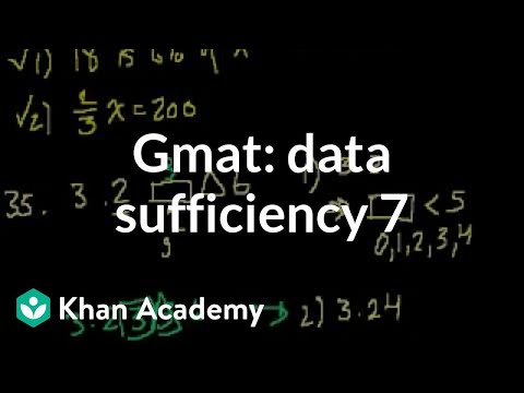 GMAT: Data Sufficiency 7