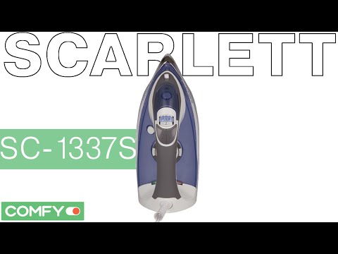 Утюг Scarlett SC-1337S синий - Видео