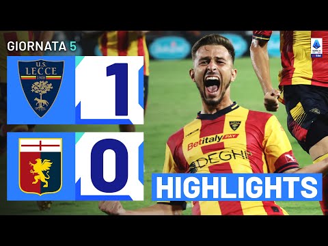 Lecce-Genoa 1-0 | I Salentini volano con Oudin: Gol e Highlights | Serie A TIM 2023/24