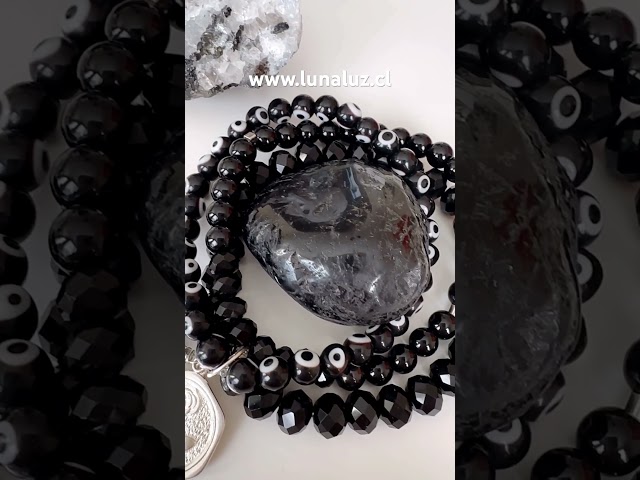 Vídeo relacionado con CrystalAge Piedra de ónix negro (20-25 mm), paquete de 5