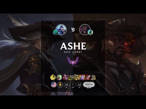 Ashe ADC vs Lucian - NA Master Patch 12.8