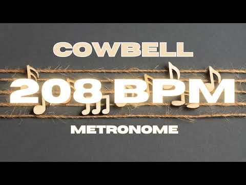 208 BPM - Cowbell Metronome