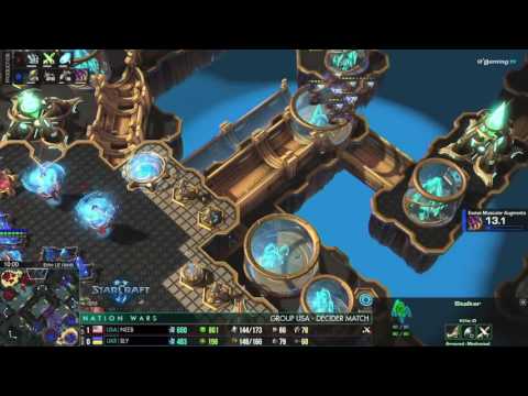 SC2 NationWars IV Group A Deciders Match Ukraine vs USA Highlights