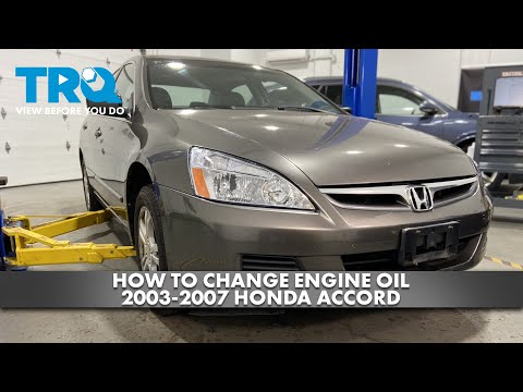 How to Change Engine Oil 2003-2007 Honda Accord