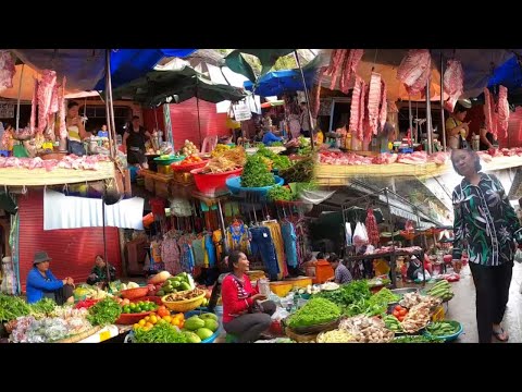 Happy weekend with the Cambodian Routine Fresh Market Food Compilation