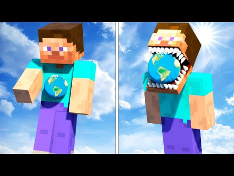 Mini To Big Earth vs HORROR STEVE! | Experiments in Teardown