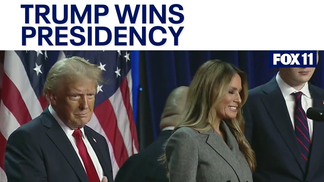 Donald Trump claims victory over Kamala Harris