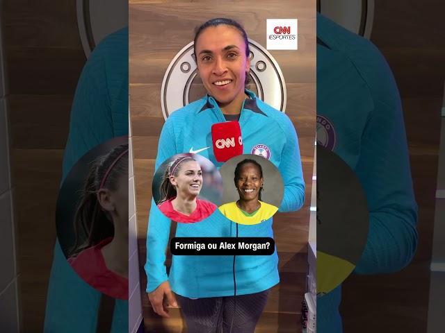 Não fugiu da trend! Marta participou do desafio e mandou na lata qual jogadora ela prefere