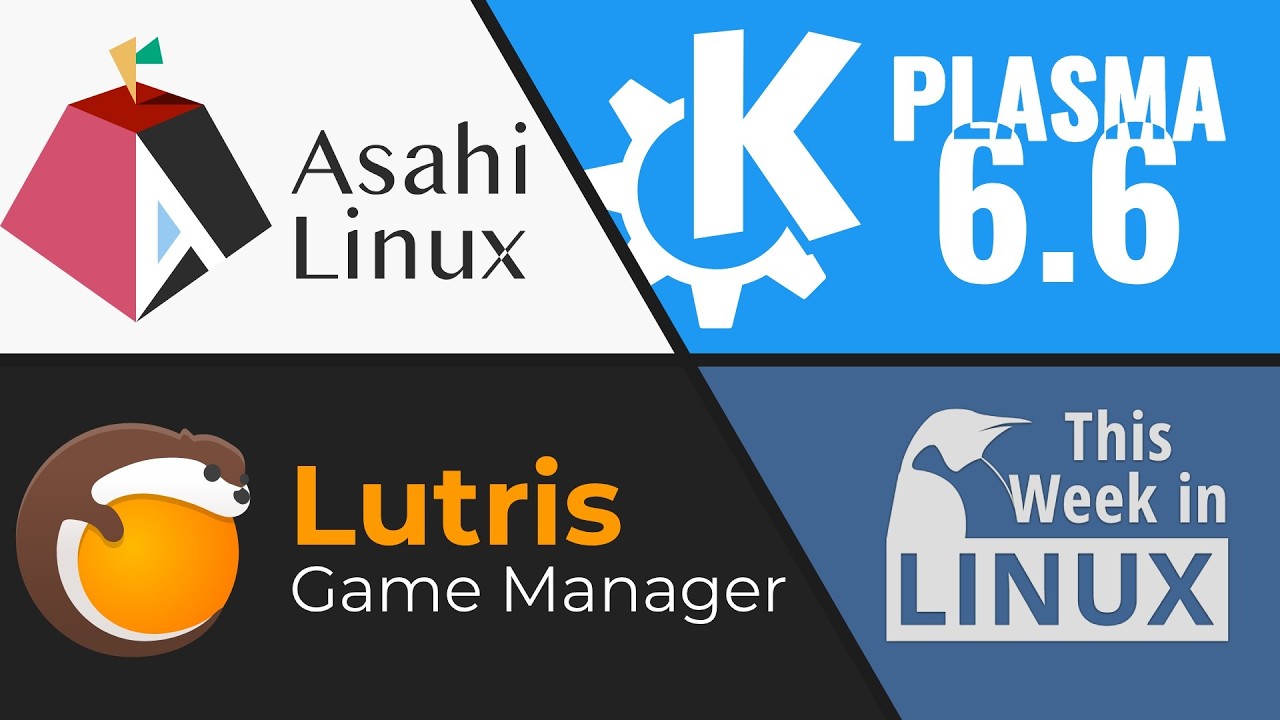 KDE Plasma 6.6, Lutris Update, Asahi Linux, NuTyX, Valve vs Patent Troll & more Linux news
