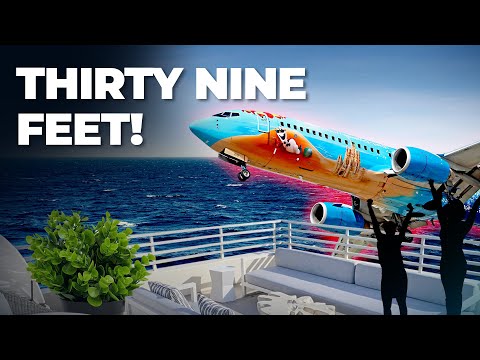 Too Close! Airplane Nearly Lands on HOTEL!