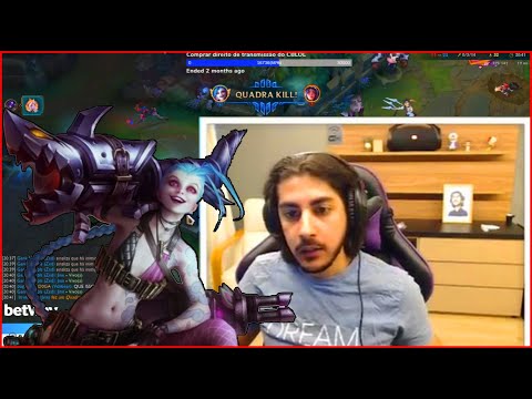 Jinx script? & Pentakill da CAMILLE do JEAN MAGO | Clipes LoL