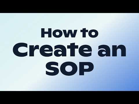 Video Thumbnail: Create an SOP in Word | Microsoft 365