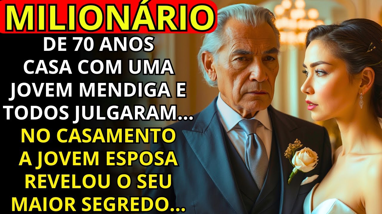 Bilionário de 70 anos Casa com Jovem Mendiga, Todos o Julgaram Mas A Revelação Chocou...