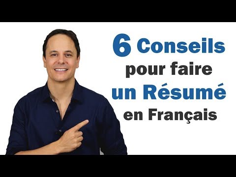 , title : '6 Conseils pour faire un Résumé en Français 📋🙂'