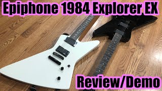Video thumbnail for Epiphone 1984 Explorer EX review and demo by GuitarGuts