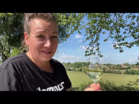 Jenneke wandelt route des vins Vijlen-Holset