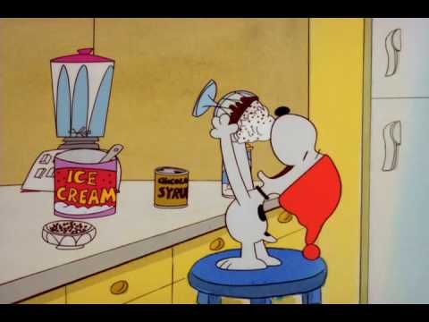 アイスクリームを作るスヌーピー (Snoopy Making Ice Cream)