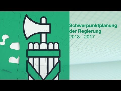 Schwerpunktplanung der Regierung 2013 - 2017