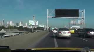 preview picture of video 'Dangerous Taxi Drive from BKK Airport to Sukhumvit Area / Highway'