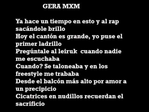 ANEXO ft GERA MXM  DESDE CERO con letra