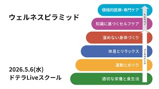 5/6(水) Liveスクール『ウェルネスピラミッド』