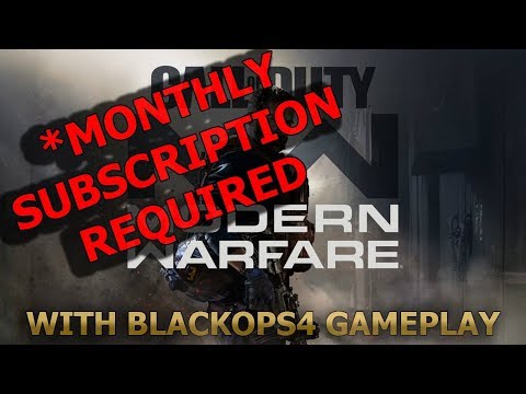 Call of Duty Modern Warfare: Monthly Subscription LEAKED *MULTIPLAYER GAMEPLAY*