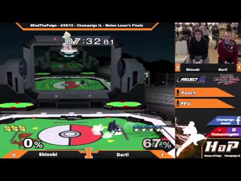 [End the Paign] Shinobi (Fox) vs. Dart! (Marth) Melee Loser's Finals