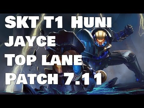 SKT T1 Huni - Jayce vs Renekton Patch 7.11